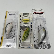 Mixed Crankbait Lot Of 3 Lures Luck E Strike ...