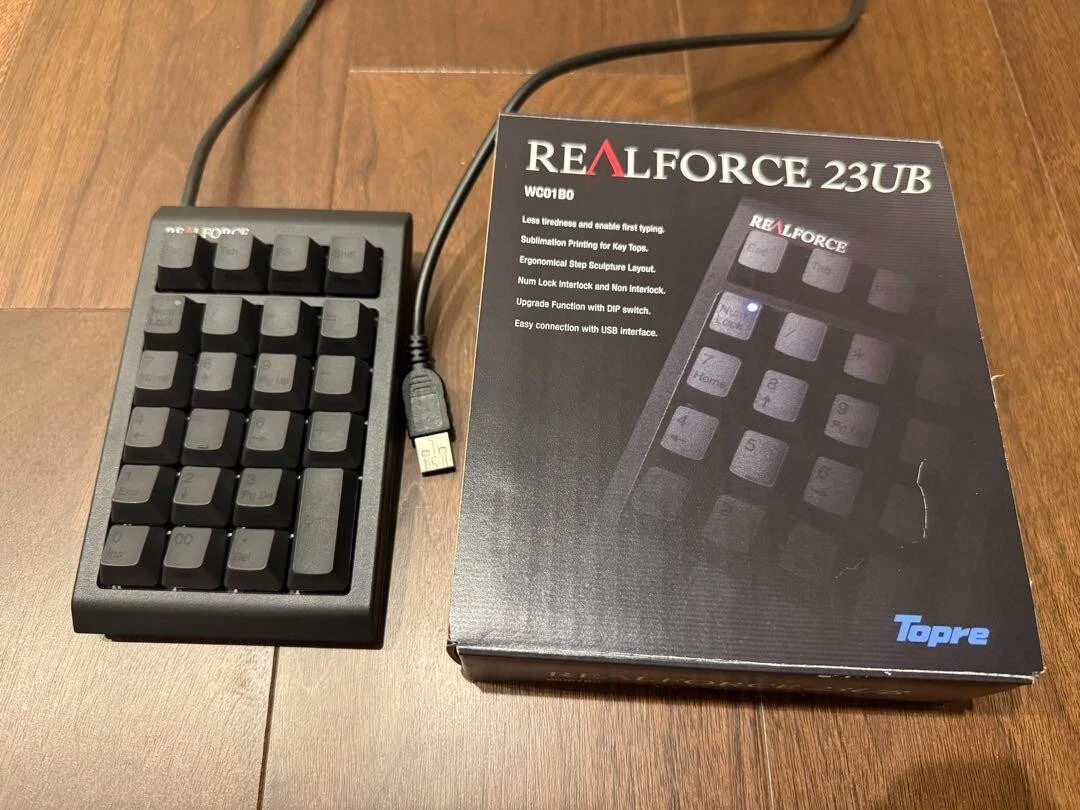 Topre 23Ub Real Force Numeric Keypad Realforce Wc01B0 Operation