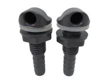 2 X Spa Hot Tub Air Relief 3/8" Barb Gray Nozzle Fitting Leisure Bay Part Video 