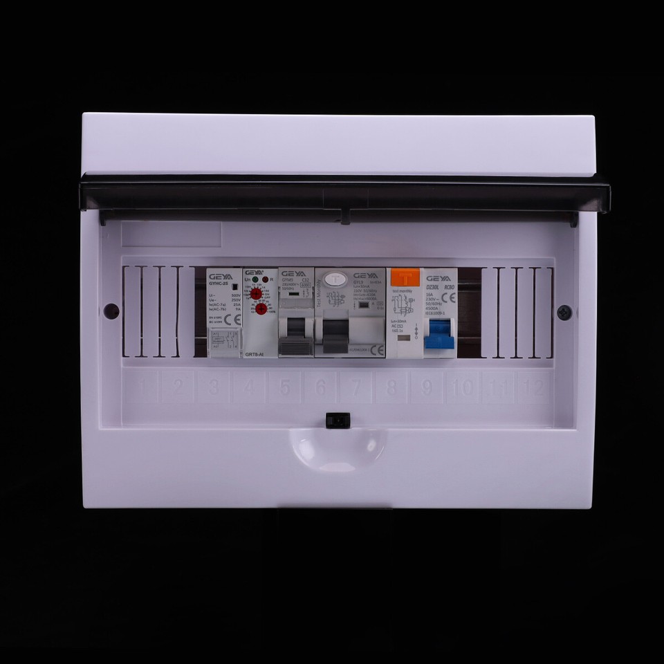 Disjoncteur DC Solaire 1 Pôle - Calibres 6A à 125A, 500V, Pour Montage Sur Rail DIN