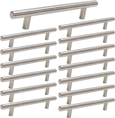 Homdiy 15 Pack Brushed Nickel Cabinet Pulls 3 Inch Handles Stainless Steel Cabin