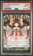 2023 WEISS SCHWARZ AZUR LANE S102 E037 NAGATO - PSA 10 POP 3