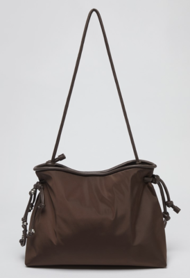 Archivepke Gem Shoulder Bag Nylon Brown | Authentic Korean It Bag