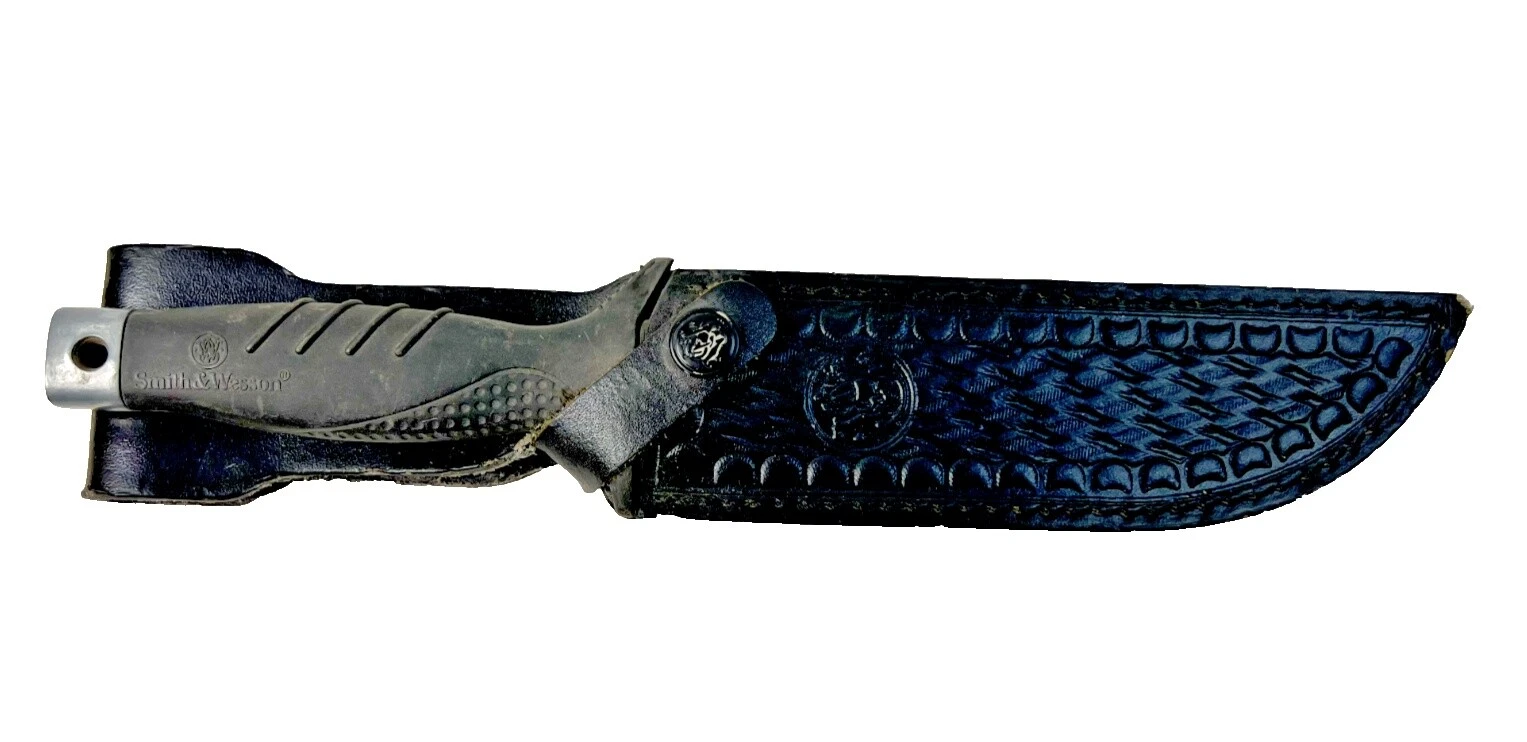 Manija de cuero Smith & Wesson cuchillos, espadas de colección, Blades, armaduras y accesorios