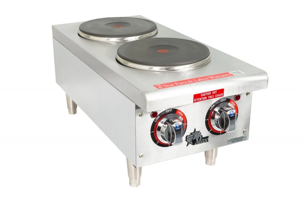 Star 502FF Star-Max 2 Burner Solid Top Electric Hot Plate | eBay