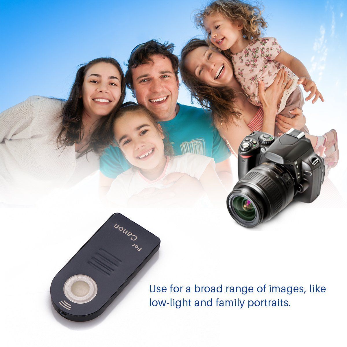 RC6 IR Wireless Remote Shutter Release Control for Canon EOS T3i T5i