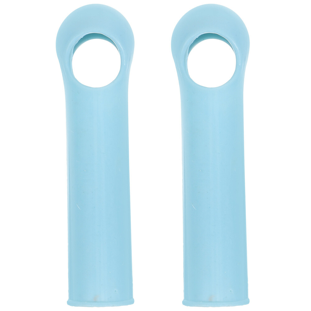 2 Pcs Plastic Dustpan Handle Broom Mop Rod Grip Clothesline Pole End