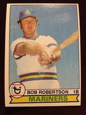1979 Topps #312 Mariners Bob Robertson Baseball Card