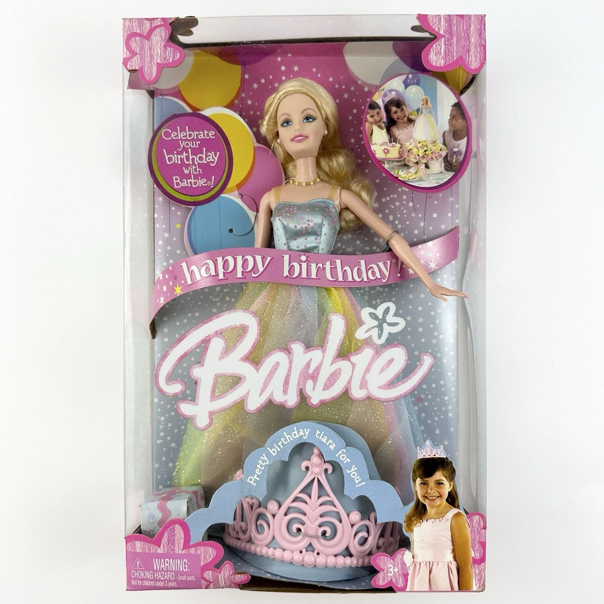 Mattel Barbie 2005 Year Manufactured Happy Birthday Barbie Dolls