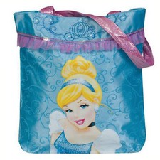 Disney Royal Princess Cinderella Tote Shoulder Purse Bag Kids Girls 3 Blue NEW