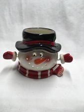 Snowman Votive Holder