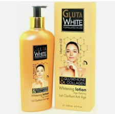 Gluta white Glutathione and Collagen Whitening Lotion 250ml FREE SHIPPING