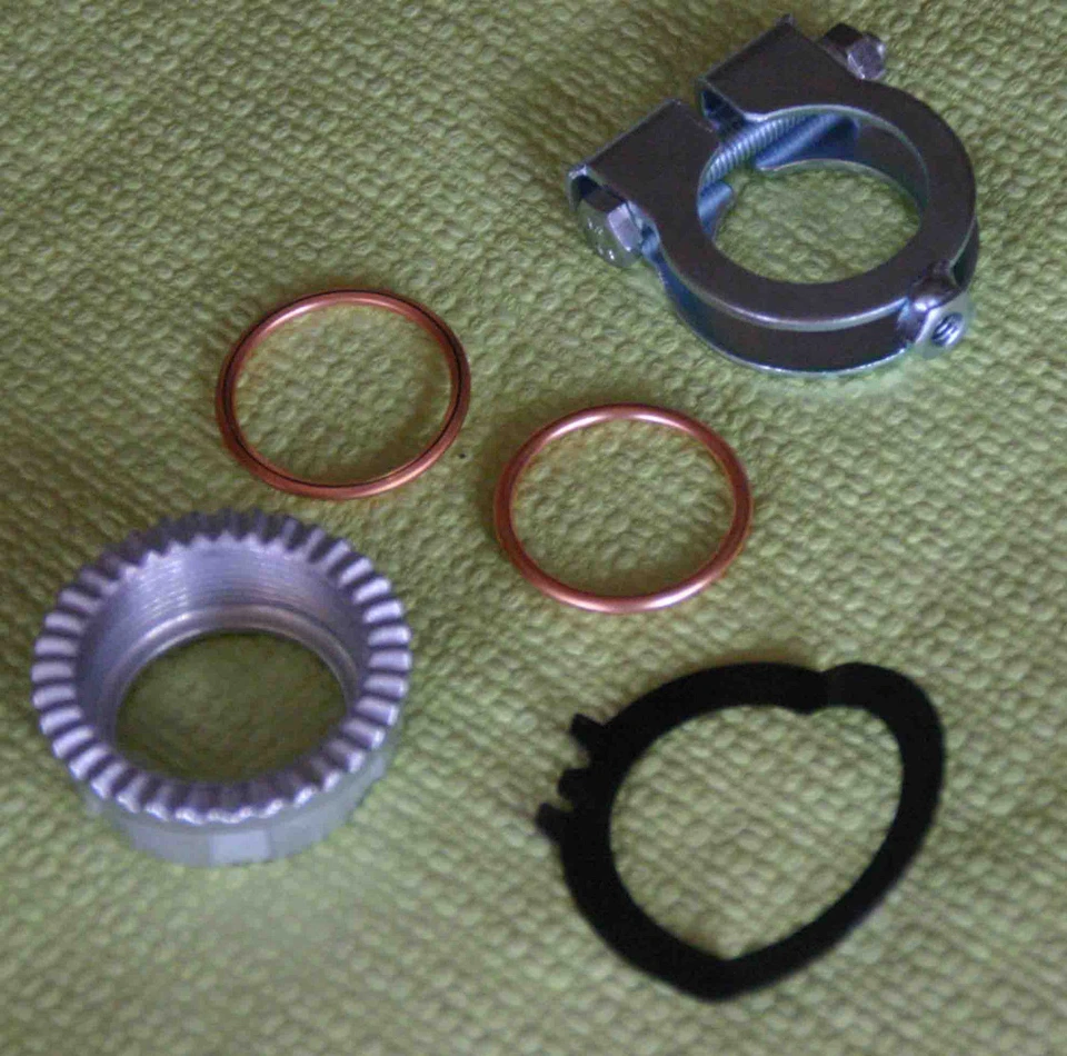 Simson Enduro S51 S70 S53 S83 Krümmermutter Set Auspuff Set Krümmerdichtung 313