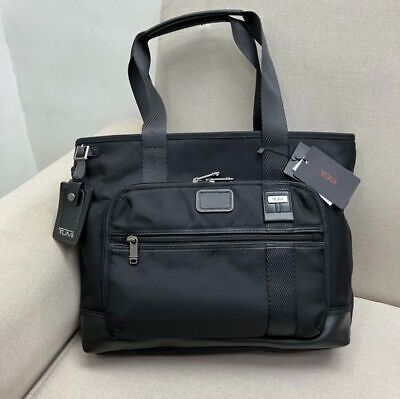 NEW TUMI 2223309DO Black Business Slim Tote Bag Nylon NEW TUMI 2223309DO Black Business Slim Tote Bag Nylon
