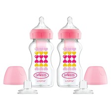 Dr. Brown  s Anti-Colic Options Wide-Neck Sippy Bottle Starter Kit, 9oz/270mL, w