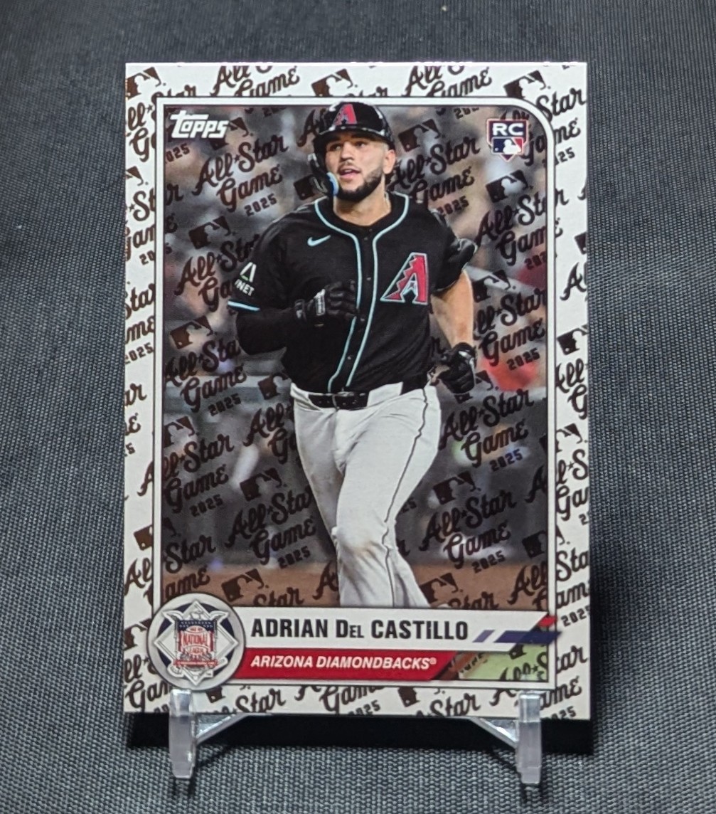Adrian Del Castillo Rookie RC 2025 Topps All-Star Game Card #86 Diamondbacks