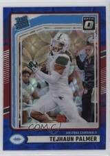 2024 Donruss Rated Rookie Optic Preview Blue Scope Prizm Tejhaun Palmer #384 0c4
