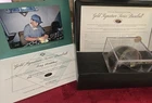 Greg Maddux Gold Signature Series Black Baseball w/COA Autographed Limited Ed.