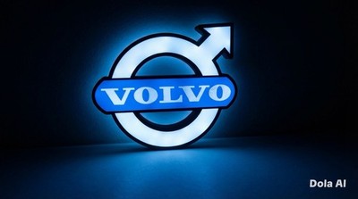 Volvo HGV Truck Cab LED Lightbox - 5V USB 3D Printed Sign