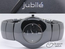 Scratchproof Rado Xeramo Jubilé Jubile 37mm Black Ceramic 160.0453.3 Watch