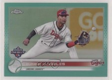 2022 Topps Pro Debut Chrome Aqua Refractor 41/75 Euribiel Angeles #PDC-50 0q3