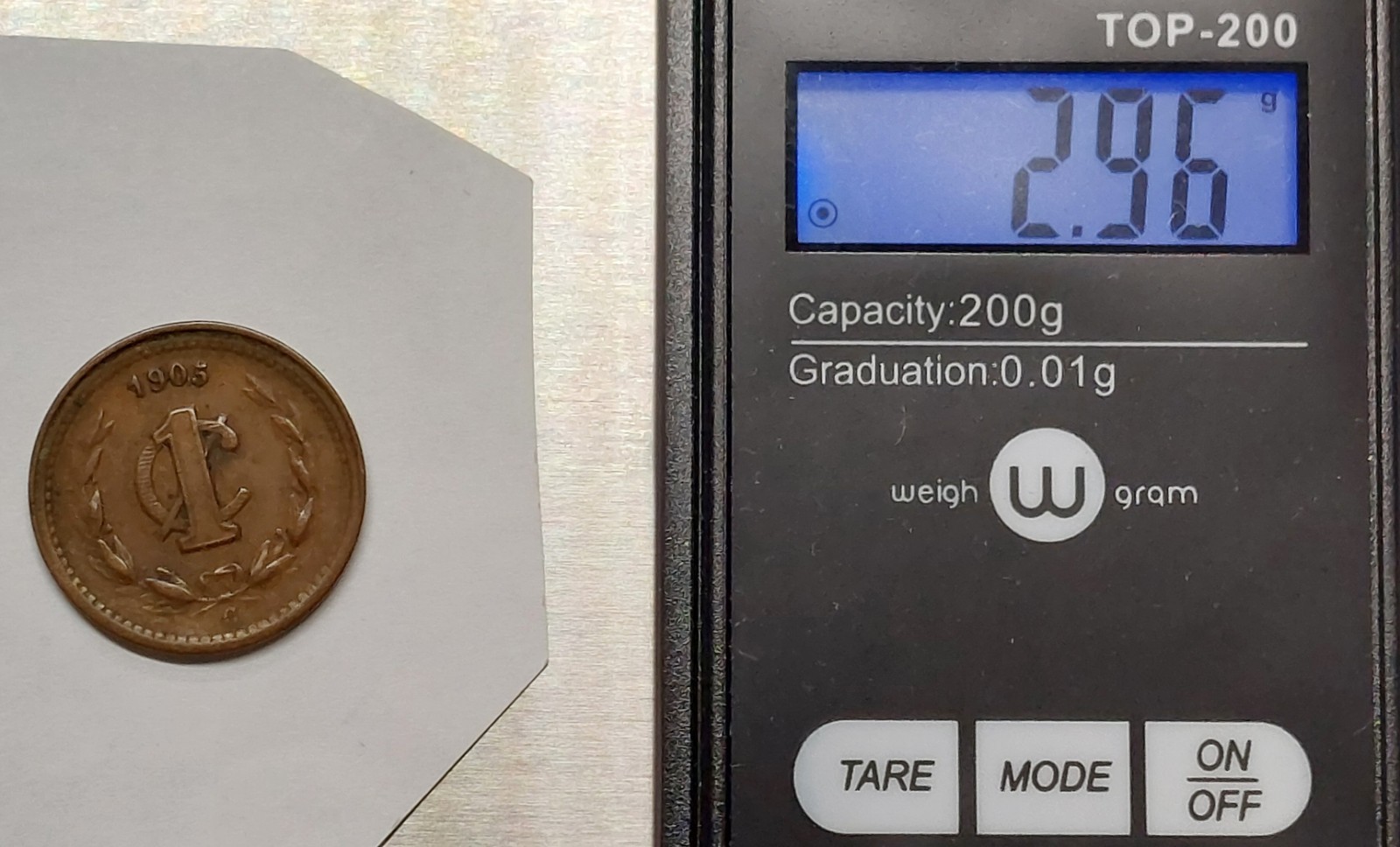 1905C Un Centavo Mexico