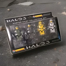 2008 Kubrick Toys Medicom Halo 3 Master Chief Spartan 3” Figure Set 4 Figures