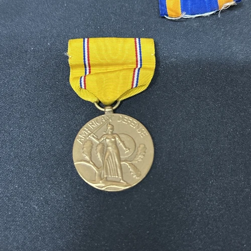 Military Medals Lot - WWII National Defense American Defense Estate Find! Read - Picture 2 of 14
