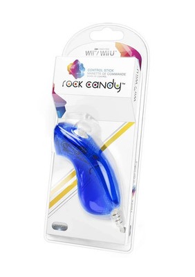 PDP Rock Candy Nunchuck Blau Control Stick Blueberry Boom Für Wii/Wii U Neu