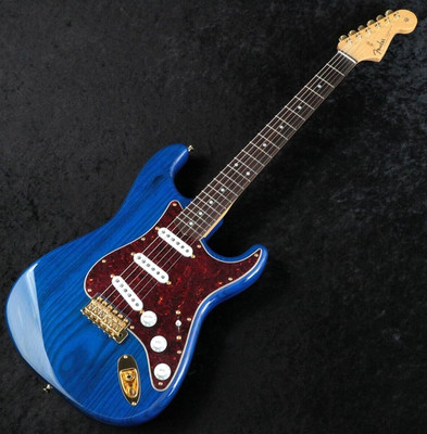 Fender FSR MIJ Traditional 60s Stratocaster w/57-62 Pickups Blue Transparent