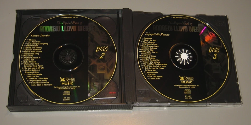 The Magical Music Of Andrew Lloyd Webber (CD, 1996, 3 Discs, Reader's Digest) - Image 4 of 4