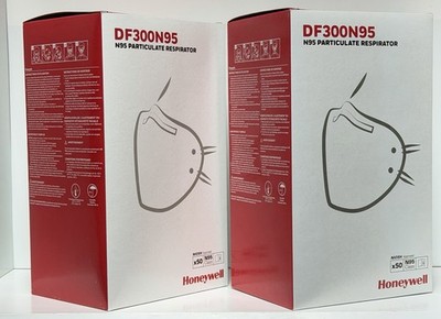 Honeywell DF300N95 Series Particulate Respirator Masks 100 Pcs,  N95  NEW