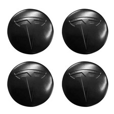 4 Pack Aluminum Waterproof Wheel Cover Center Emblem Sticker for Tesla Model 3 M