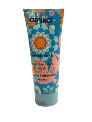 NEW Amika Hydro Rush Intense Moisture Mask Hydration Dry for Hair 3.3 fl oz