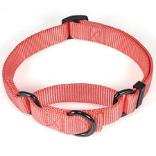 Premium Nylon Adjustable Anti-Escape Martingale Dog Collars,Durable,Comfort a...
