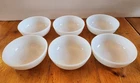 25% CUT - Vtg Fire King Oven Ware 5" White Milk Glass Cereal/Soup Bowl-Set of 6