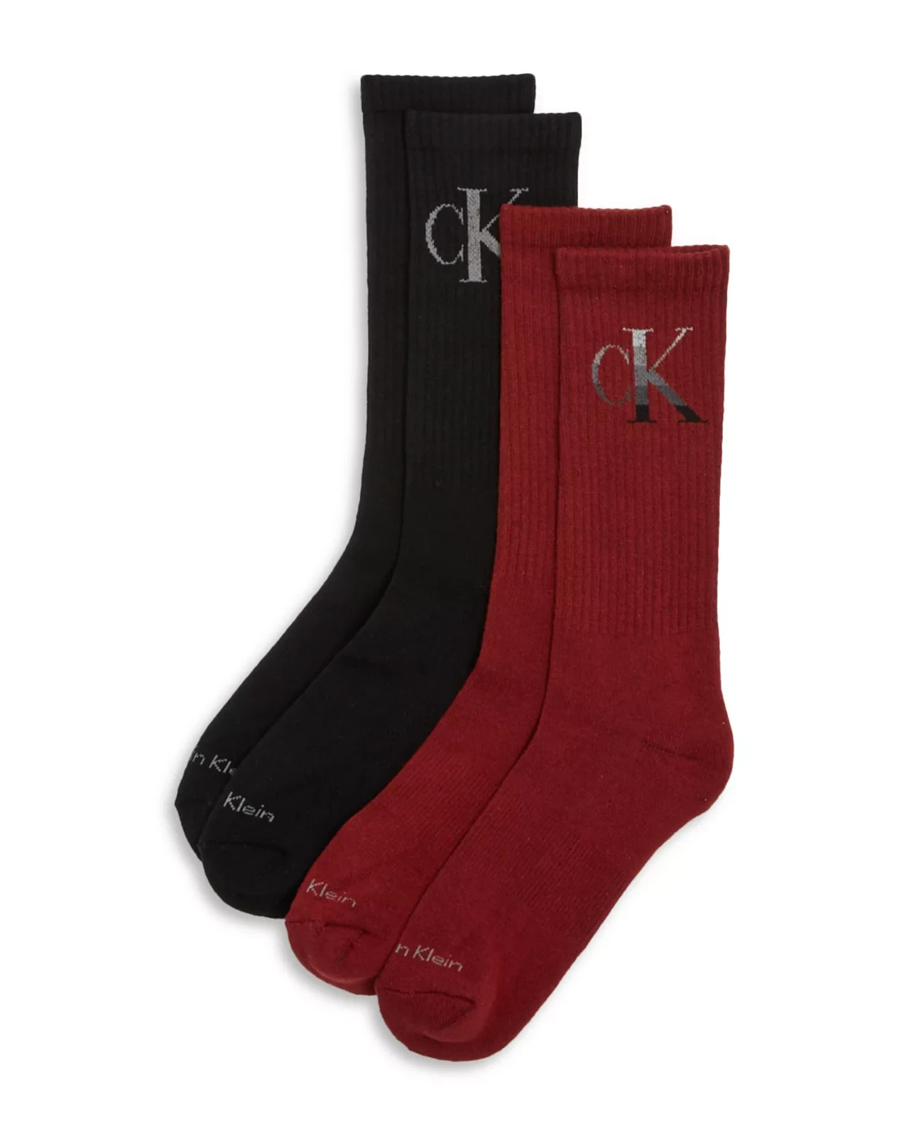 Носки Calvin Klein Jeans Cushion Crew Унисекс LXL БордовыйЧерный - 2 пары 2490₽