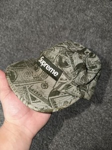 Supreme ドル紙幣柄 キャップ Supreme ドル紙幣柄 キャップ SUPREME