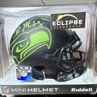 DK Metcalf seahawks Eclipse Alternate NFL Mini Helmet Autographed Original