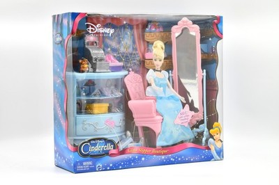 Disney's Cinderella Glas Slipper Boutique von Mattel Brandneu, ungeöffnet Japan
