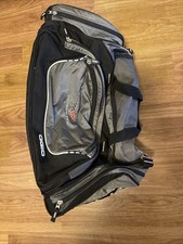 Gray And Black Corvette OGIO Big Dome Duffel Bag with Logo and Script