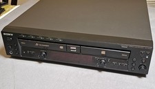 RARE VINTAGE SONY RCD-W500C CD Changer/Recorder-Serviced and Tested. New Belts