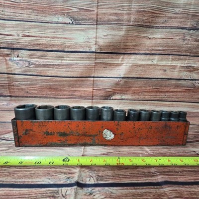 MAC 1/2 drive deep impact socket set 1 1/4 to 7/16'' VDP 326
