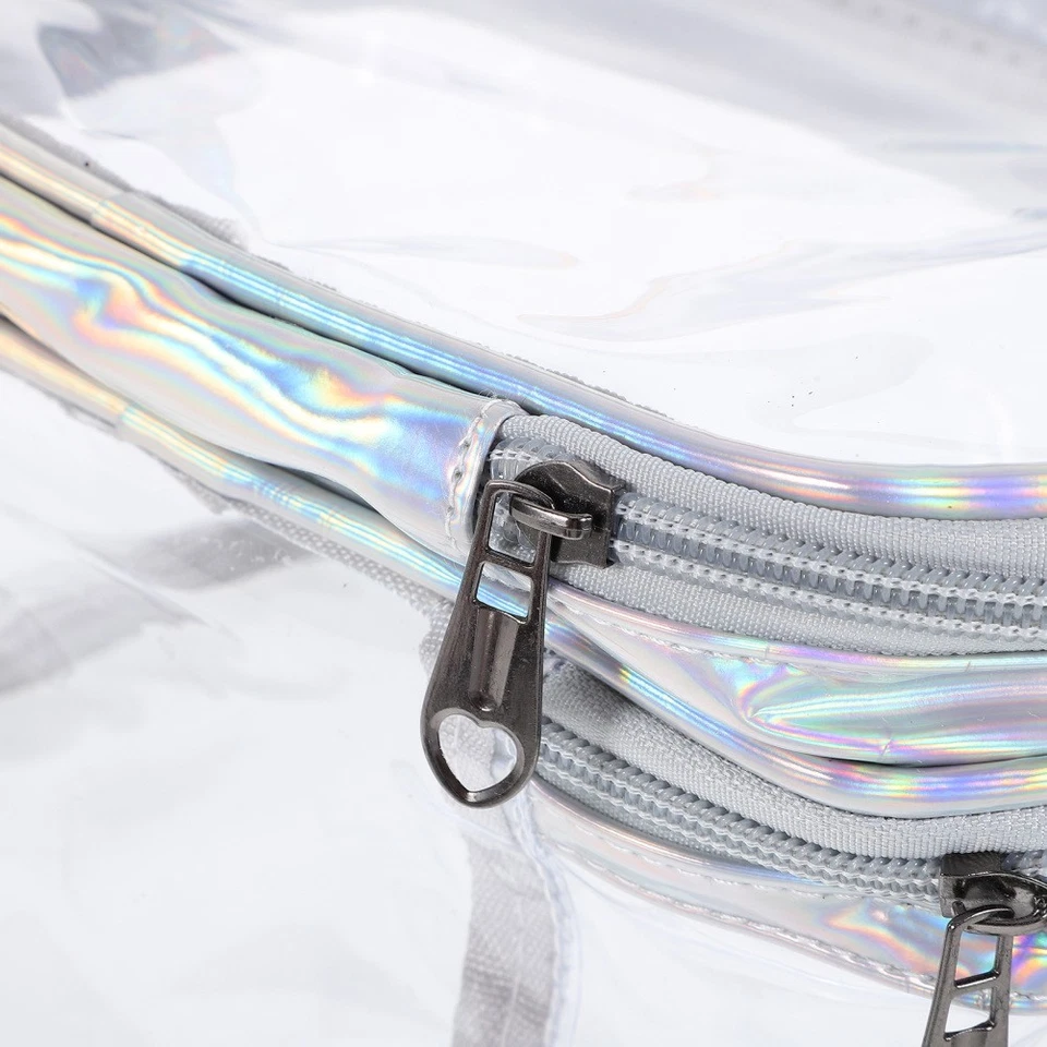  Trousse de toilette transparente, trousse de maquillage à Double couche, grand - Photo 4/4