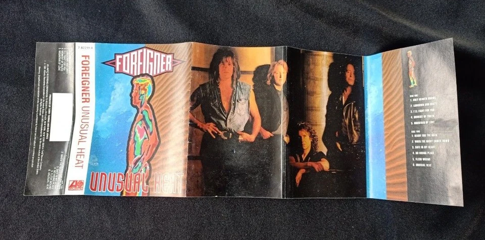 Foreigner : Unusual Heat ( Cassette Tape ) - Image 4 of 4