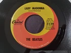 Beatles - Lady Madonna & Inner Light VG++ Original 45 Capitol 2138 Record 1968