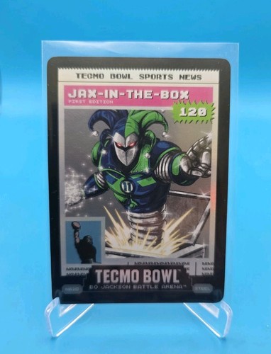 Jaxon Njigba Bo Jackson Battle Arena Tecmo Bowl Jax-in-the-Box News Battlefoil