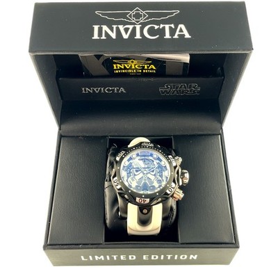Invicta Star Wars Stormtrooper Le Edelstahl Quarz Herren Uhr 35360 W / Kiste