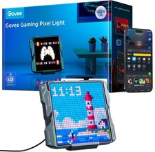 Govee Gaming Pixel Light RGBIC Panel w/Real-time Info Display 150 Modes Game Rm
