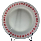 PYREX Penn Dutch Underplate Friendship Red Flower Plate - Rare piece